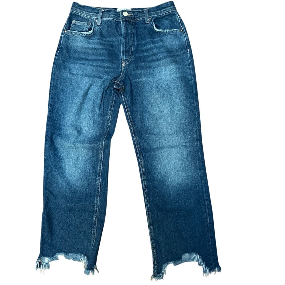 We the Free Classic Blue Jeans - Distressed Hem